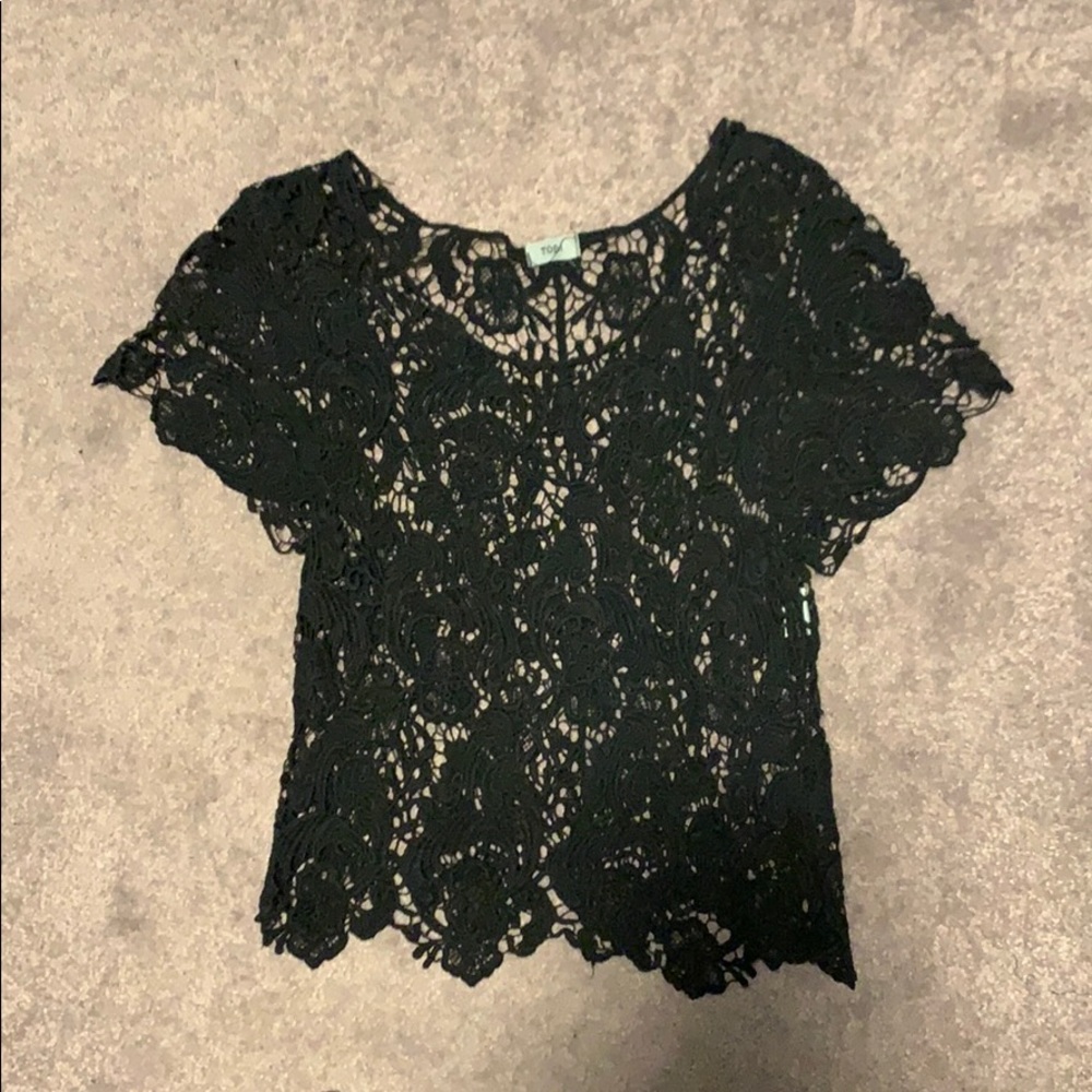 Sheer lace Shirt